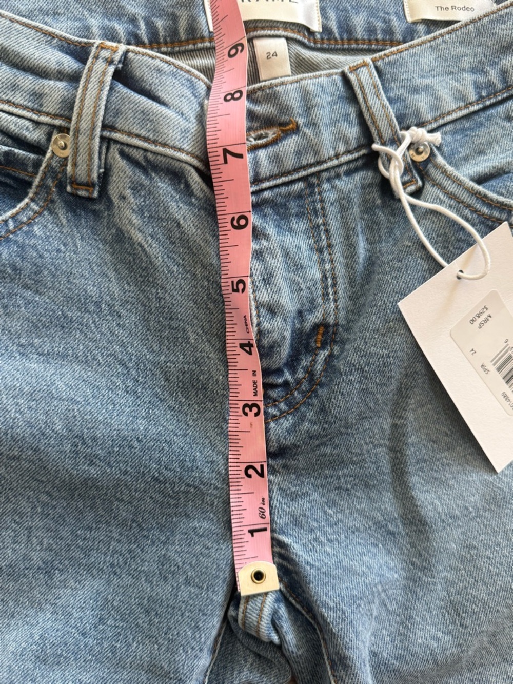 NWT 🩵Frame🩵 THE RODEO ~ Low Rise/Boot Cut - Picture 9 of 13